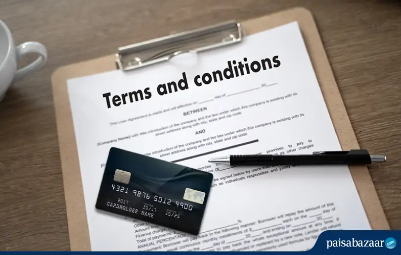 credit card terms and conditions