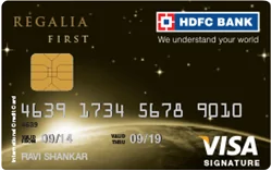 HDFC Regalia First Credit Card