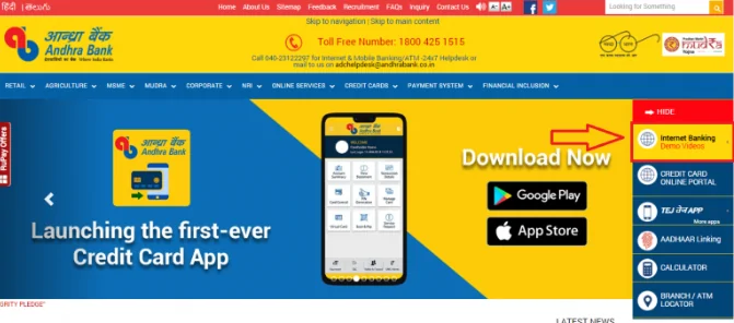 Andhra Bank Netbanking