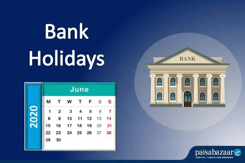 Bank Holidays in June 2020