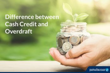 difference between cash credit and overdraft