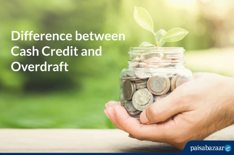 difference between cash credit and overdraft