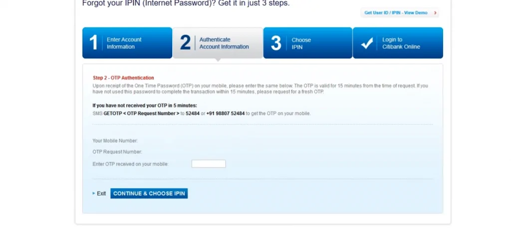 Citibank Netbanking