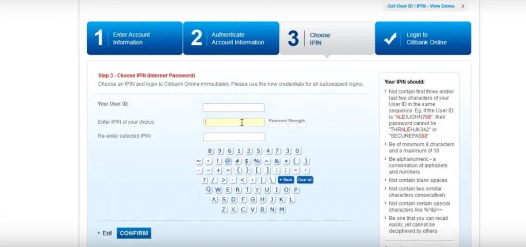 Citibank Netbanking