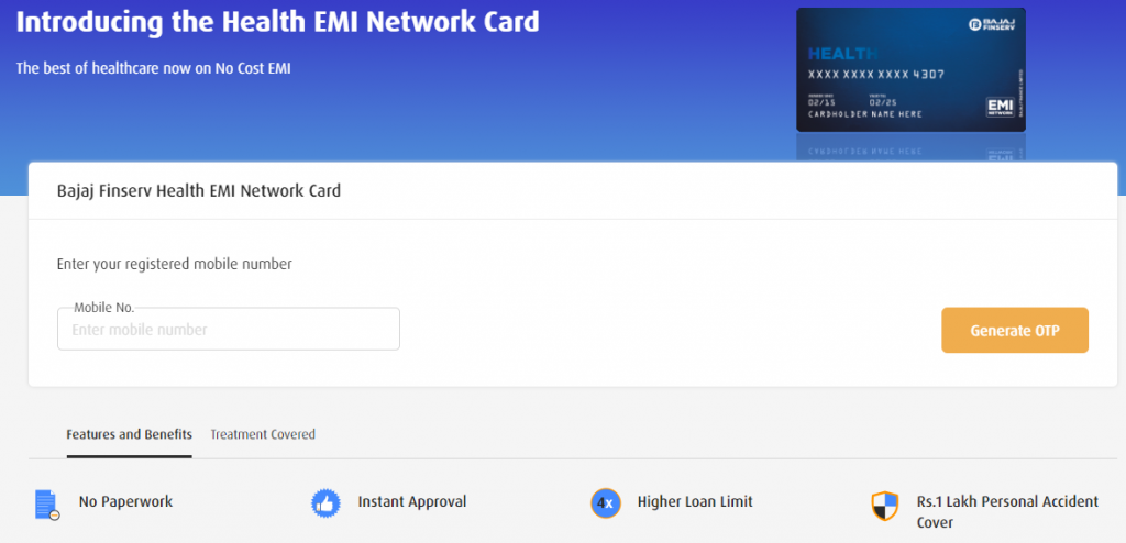 Bajaj Finserv Health Emi Network Card Eligibility How To Apply