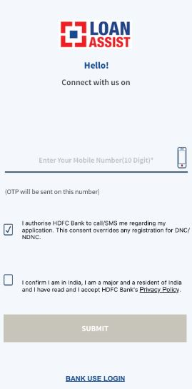 HDFC Loan Assist: Apply Online for Personal Loan via Mobile App