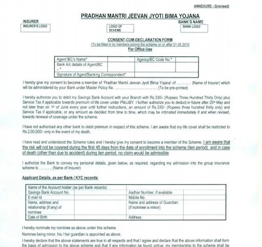 Pradhan Mantri Jeevan Jyoti Bima Yojana