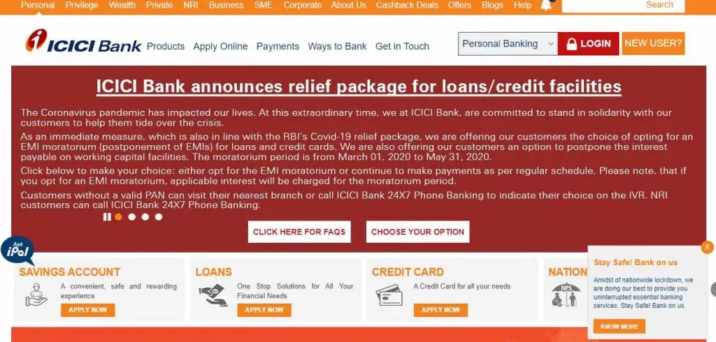 icici home loan tracking