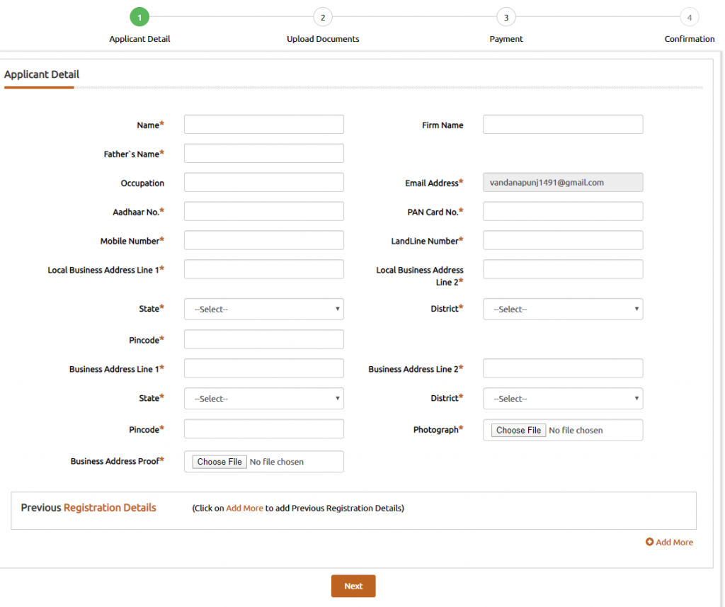 registration step 5
