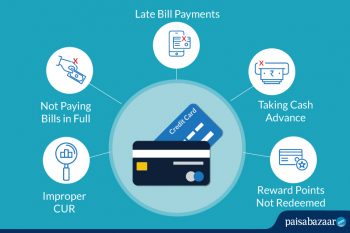 wrong usage of credit cards