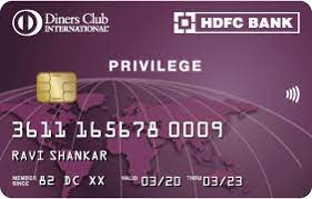 HDFC Diners Club Privilege Credit Card