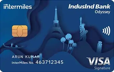 InterMiles IndusInd Bank Odyssey Visa Credit Card