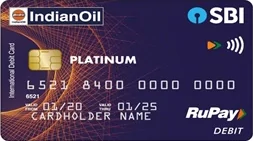 SBI IOCL Platinum Contactless Debit Card