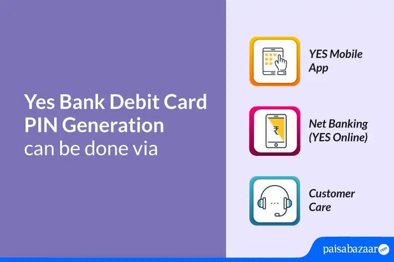 YES Bank Debit Card PIN Generation