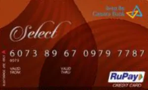 Canara Bank RuPay Select Credit Card