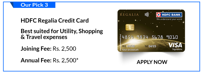 HDFC Regalia Credit Card