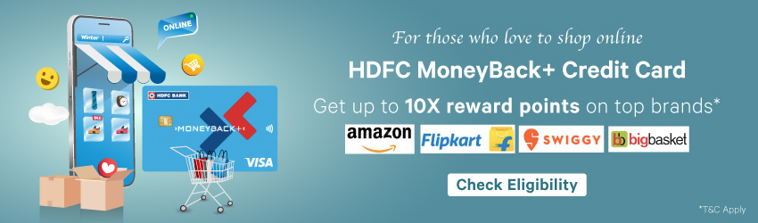 HDFC MoneyBack+ Credit Card Offer