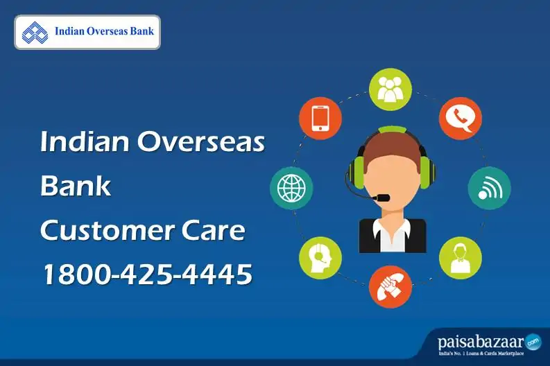 Indian Overseas Bank Customer Care
