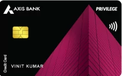 Image of Axis Bank Privilege Credit Card