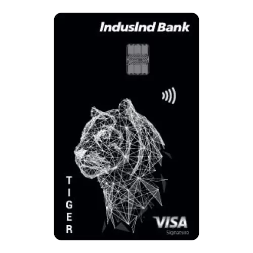 Image of IndusInd Bank Tiger Credit Card 