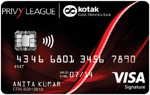 Image of Kotak Privy League Signature Credit Card