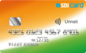 Image of SBI Unnati Credit Card