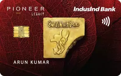 Image of IndusInd Bank Pioneer Legacy Credit Card