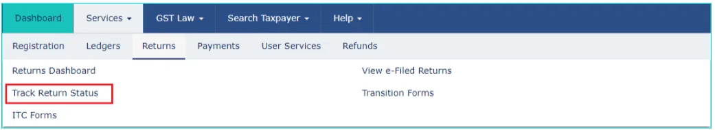 Track GSTR status