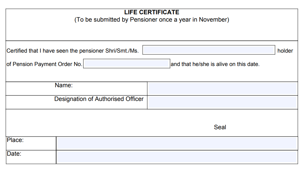 Life Certificate 