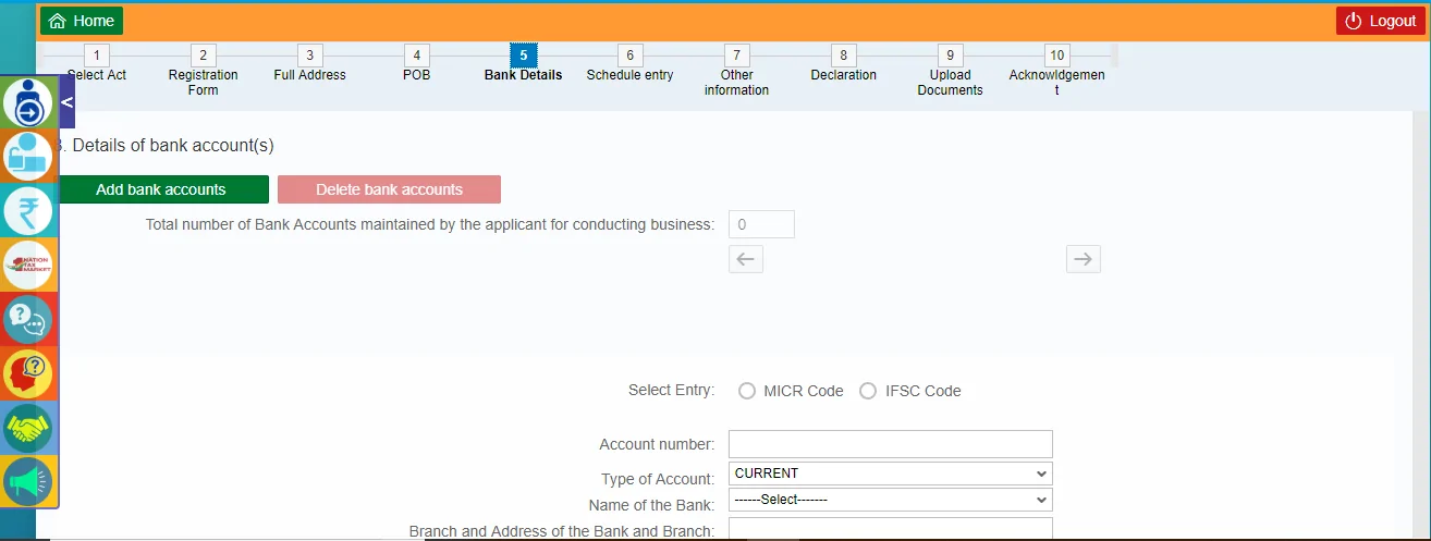 Bank Account Profession Tax Maharashtra