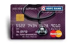 HDFC Bank Doctor's Superia Credit Card