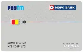 Paytm HDFC Bank Purchase Card