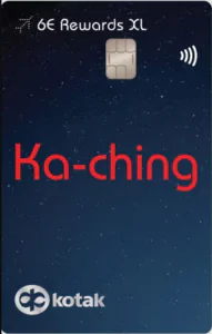 Kotak IndiGo Ka-ching 6E Rewards XL Credit Card