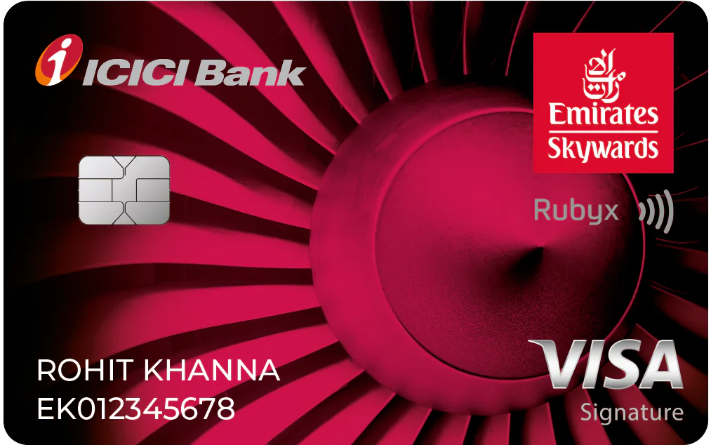 Image of Emirates Skywards ICICI Bank Rubyx Credit Card