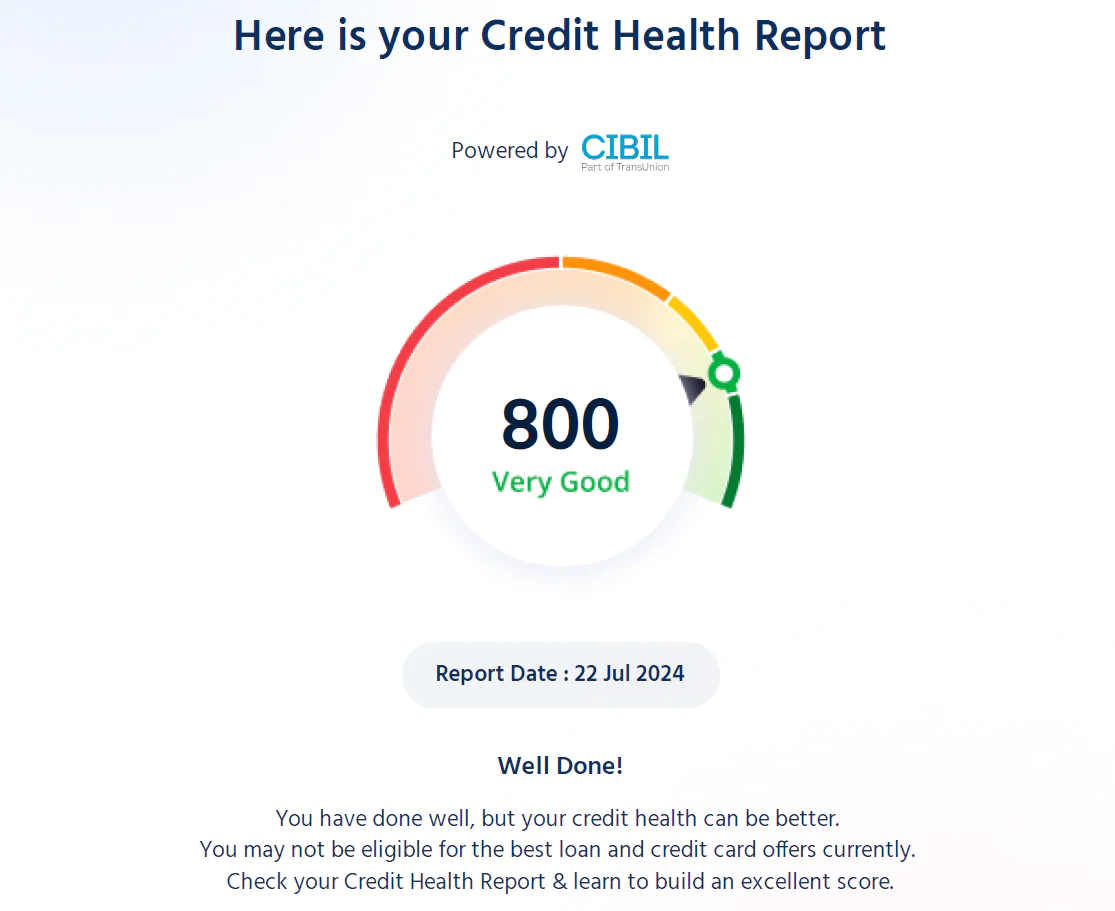 Credit Health Report