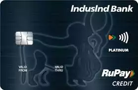 IndusInd Platinum RuPay Credit Card